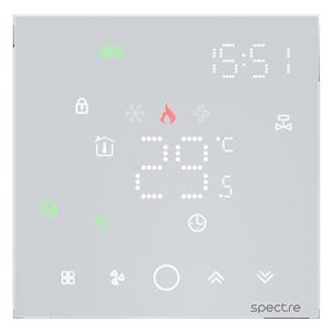 ترموستات هوشمند Ciel - سری TSR13 - فن کویل - Zigbee - Tuya - چهار لوله - سفید