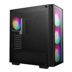 قاب کیس کامپیوتر دیپ کول DeepCool MATREXX 55 V3 ADD-RGB + 4Fan MF120GT RGB Xshape Stock