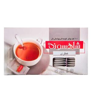 چای سیاه کیسه ای معطر شاهسوند 100 عددی