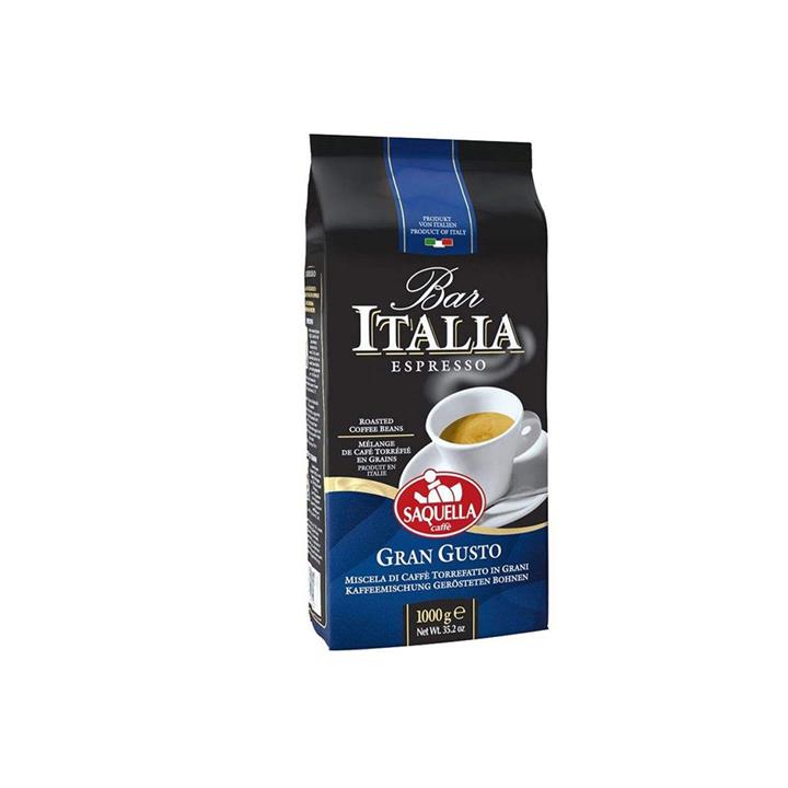 دانه قهوه ساکوئلا بار ایتالیا گرن گوستو - یک کیلوگرمی