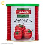 کنسرو رب گوجه فرنگی دلپذیر وزن 800 گرمی