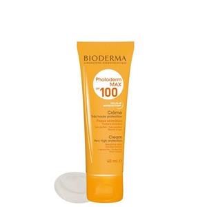 ضد افتاب بایودرما فتودرم مکس 100 رنگی بژ تیره Bioderma Photoderm Max Tinted cream SPF 