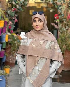 روسری بهارناز نسکافه ای