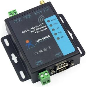 سرور سریال USR-W610 به اترنت وای فای RS232 RS485
