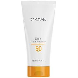 لوسیون ضد آفتاب صورت و بدن دکتر سی تونا فارماسی SPF50 ظرفیت 150 میلی لیتر