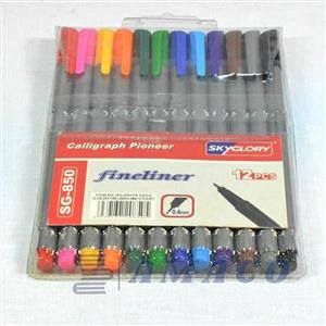 روان نویس نوک نمدی 12 عددی12-850 اسکای