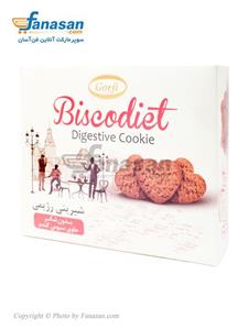 شیرینی رژیمی گرجی مقدار 380 گرم Gorji Biscodiet Digestive Cookie 380gr