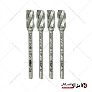 فرز فرم مینیاتوری آلومینیوم سایز 6 مدل استوانه B برند پاور کات