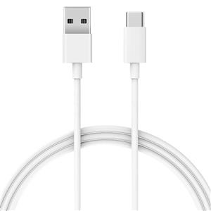 کابل شارژ شیائومی USB به TYPE-C سفید 1 متری
