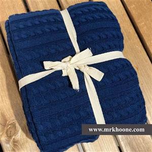 شال مبل انگلیش هوم بافت دار رنگ سورمه ای