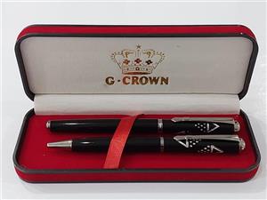 خودکار و خودنویس C.CROWN چینی اصل کمیاب 