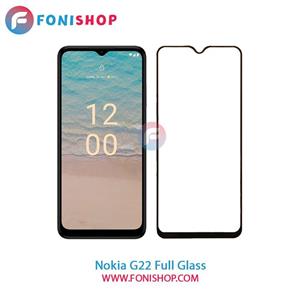 گلس نوکیا NOKIA G22 مدل شیشه ای فول تمام صفحه