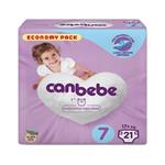 پوشک بچه جان به به معمولی ترکیه سایز 7 بسته 21 عددی | Canbebe