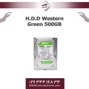 هارددیسک وسترن سبز 500گیگابایت H.D.D Western Green 500GB 