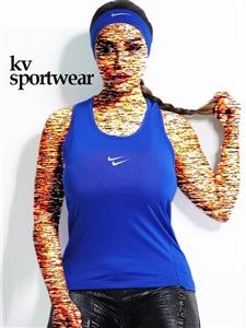 تاپ سایز بزرگ ورزشی زنانه دبل NIKE کد 001