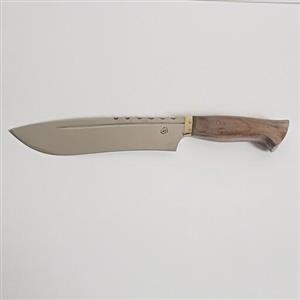 چاقو زنجان فولادی طبیعت گردی دسته چوبی استاد احد با کیفیت عالی