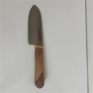 چاقو فولادی سلاخی دسته چوبی استاد خلفی