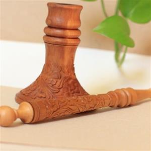 خودکار چوبی به همراه پایه منبت کاری شده