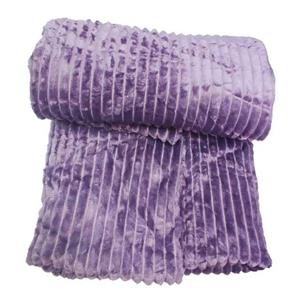 پتو ژله ای طرح پلیسه تک رنگ یک نفره