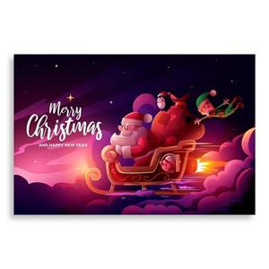 تابلو شاسی طرح کریسمس سال نو میلادی مدلNV0126