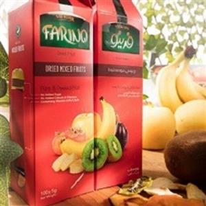 چیپس میوه خشک مخلوط 100 گرمی فرینو