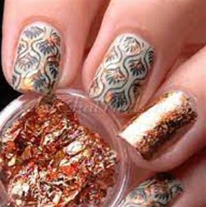 فویل دونه ای ناخن برنزی