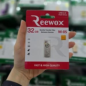 فلش 32گیگ reewox ریووکس بدنه فلزی usb2 مدل m05  دار