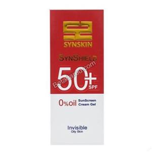 کرم ضد آفتاب فاقد چربی SPF50 بدون رنگ با اثر درمانی ساین اسکین 