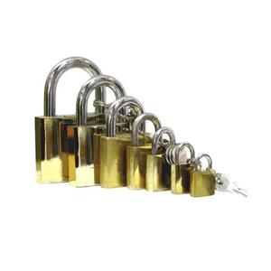 قفل آویز  زرد سایز 32 میل