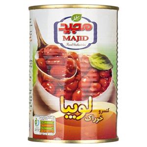 کنسرو خوراک لوبیا مجید مقدار 400 گرم Majid Baked Bean 400gr 