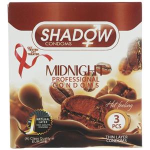 کاندوم شدو مدل Midnight بسته 3 عددی