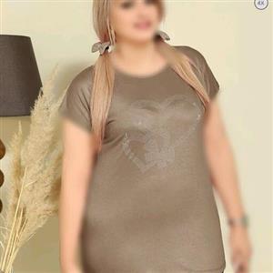 لباس مجلسی سایز بزرگ تیشرت سایز  بزرگ  قلب بیگ سایز  44 تا 60