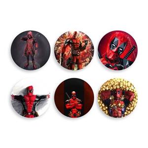 پیکسل اسی مدل ددپول ( Deadpool ) کد D-911 مجموعه 6 عددی
