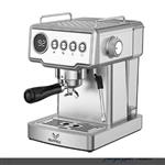 اسپرسوساز قهوه  8020. روپل.جنس  استیل