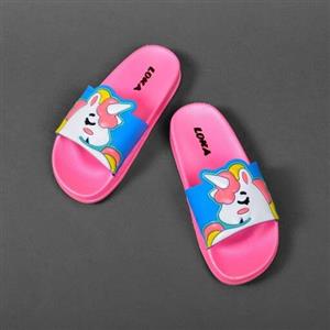 دمپایی دخترانه لوکا یونیکورن کد 3468 صورتی