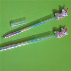 خودکار رنگی یونیکرن با جوهر رنگی