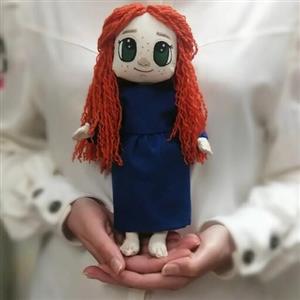 عروسک دست ساز پارچه ای