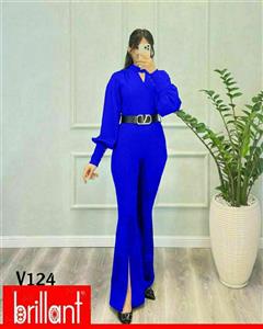 اورال سرهمی سه زیپ زنانه جلو چاکدار  با کمربندجنس باربی 