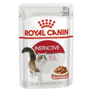 غذای پوچ گربه رویال کنین مدل instinctive Loaf Texture وزن 85 گرم