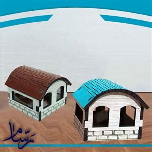 ماکت کلبه کوچک چوبی تزئینی نوع 4 - تراریوم