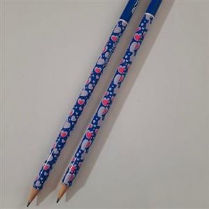 مداد سیاه HB فانتزی قلبی آبی برند فکتیس