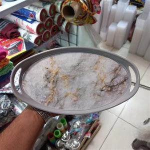 سینی پلاستیکی بیضی