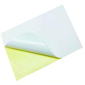کاغذ A4 پشت چسب دار سفید 100 برگی مات
