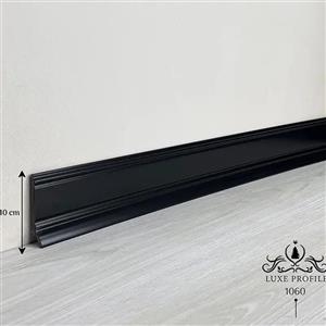 قرنیز مشکی مات 10سانت لوکس پی وی سی pvc.