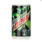 نوشابه مانتین- دیو Mountain -Dew اصل اماراتی حجم 155 میلی لیتر (شات کوچک) -(بسته 24 عددی)