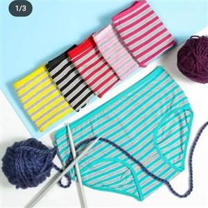 شورت نخی راه راه زنانه