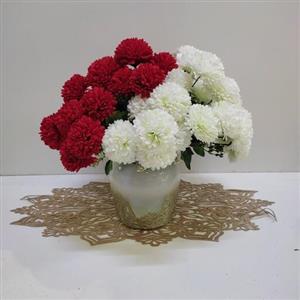 گل مصنوعی مدل بوته میخک و داوودی