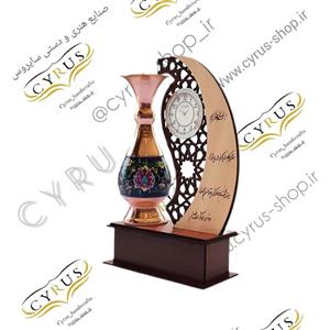 تندیس یا نماد گلدان مس و پرداز 16 برای ارگان ها و نمایش ها و تبلیغات و دکوری و کادویی و هدیه 