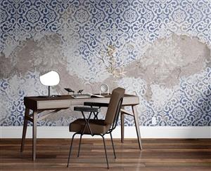 کاغذ دیواری سنتی کاشی W12213500