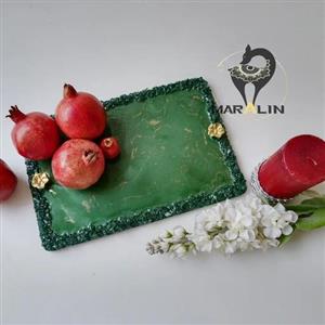 سینی پذیرایی کریستالی طرح یلدا